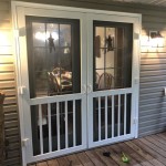 Double Patio Doors With Screens
