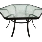 Hexagon Patio Table Replacement Glass